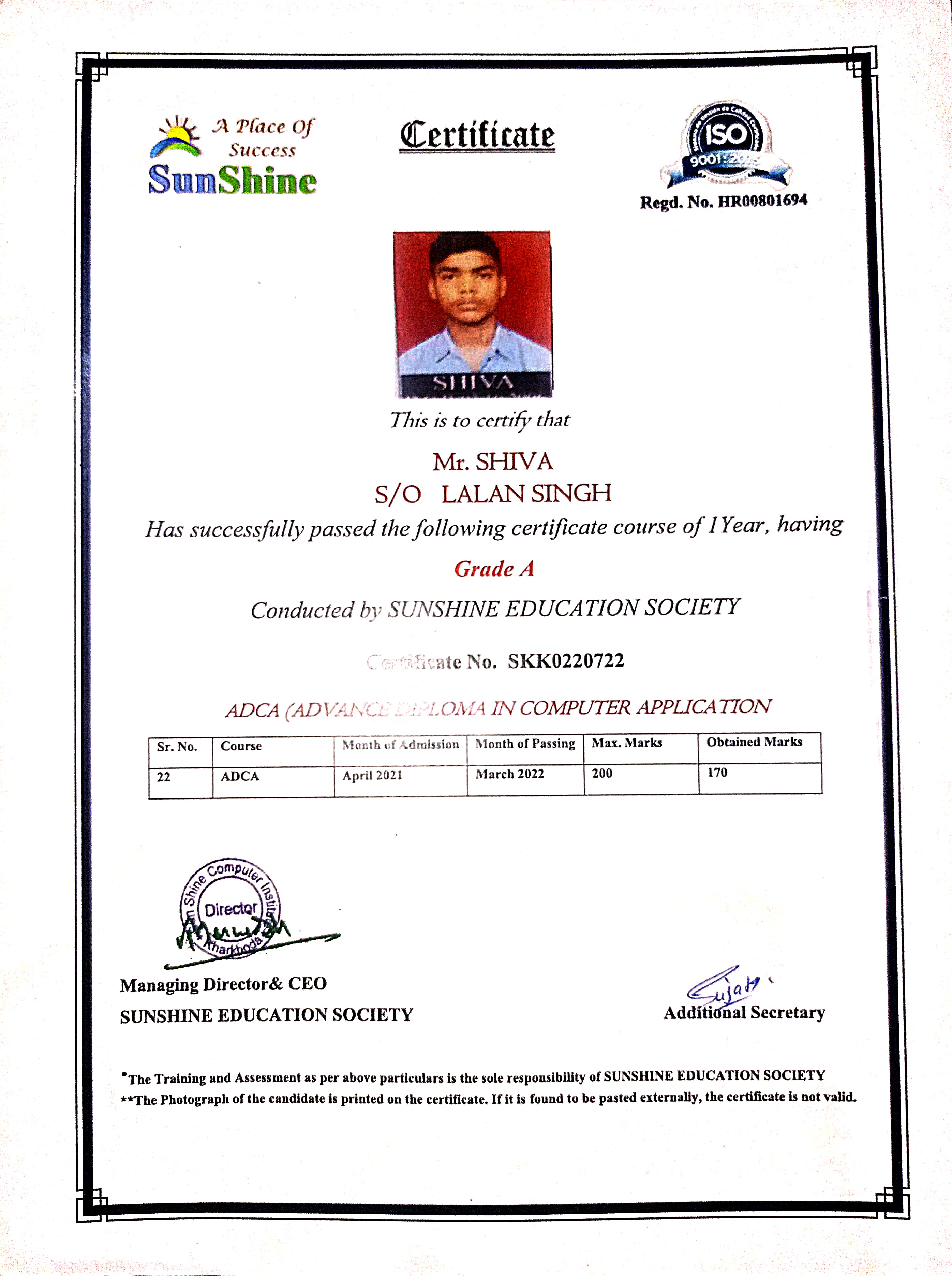Certificate 4